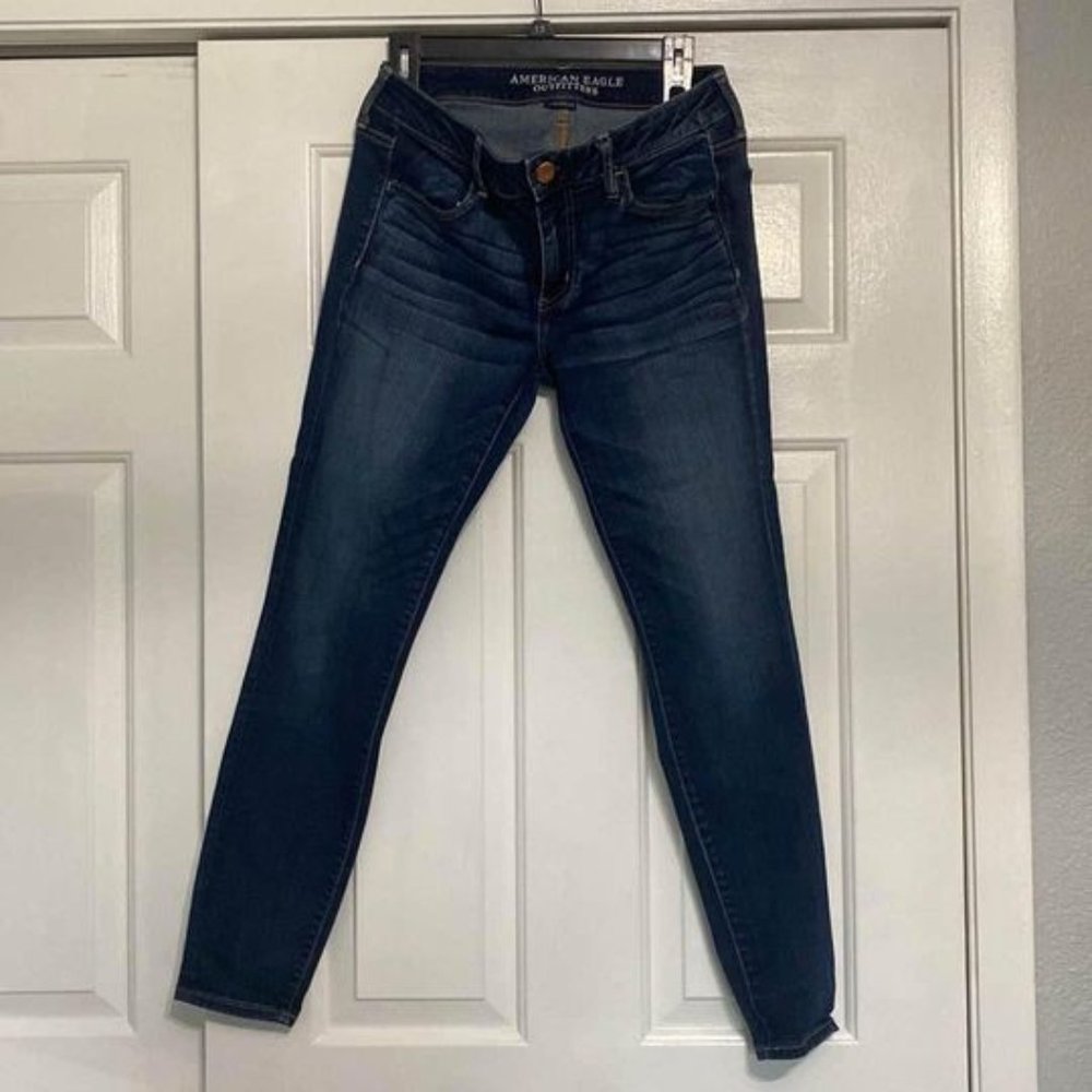 American Eagle super low rise jegging size 12